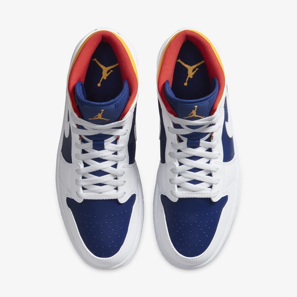 Blue and orange jordans 1 hotsell